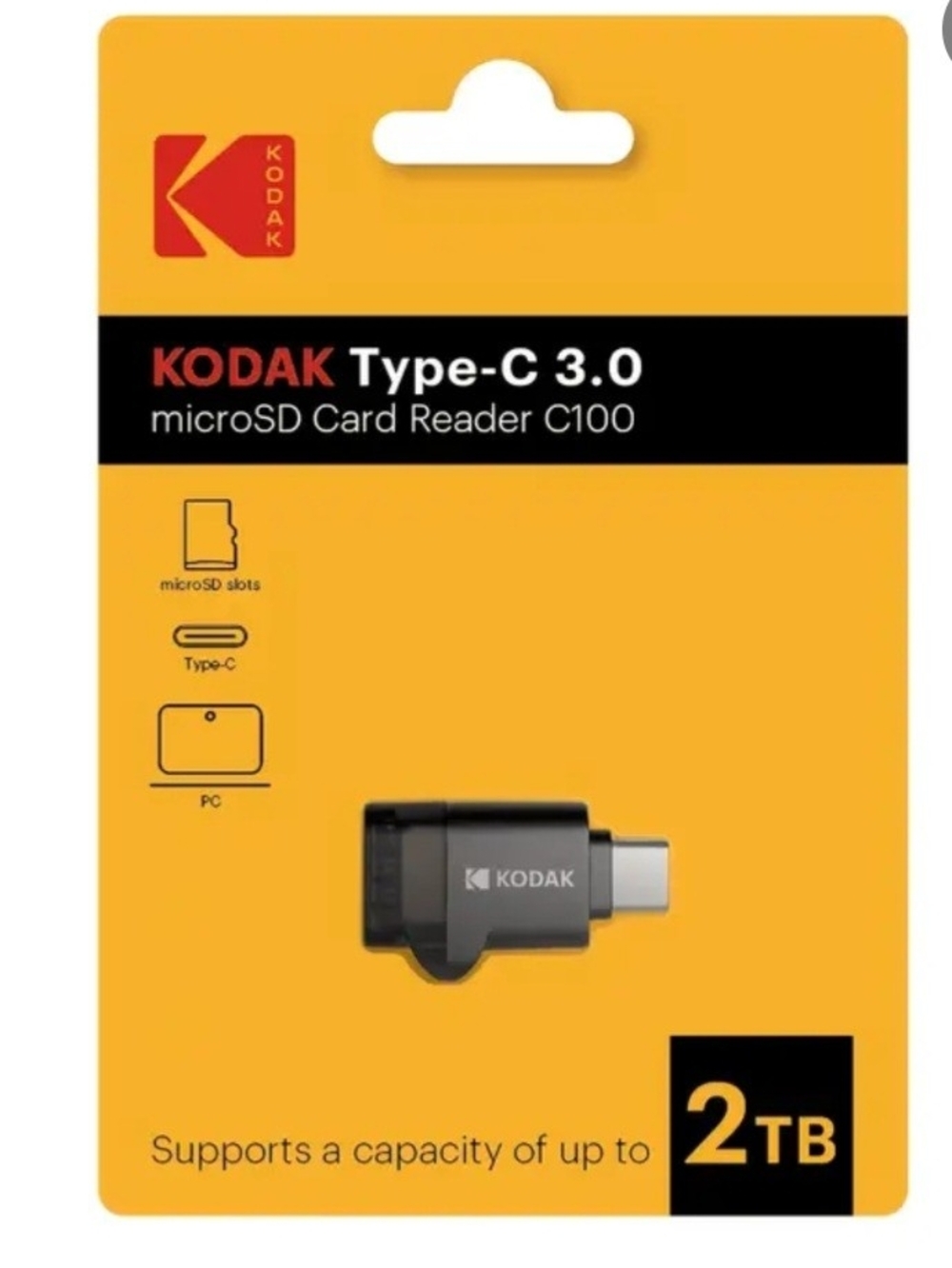 Kodak Type-C 3.0 microSD Card Reader C100